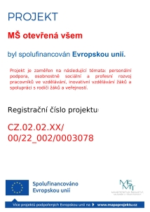 MŠ otevřená všem