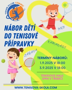 Pozvánka - nábor do tenisové přípravky