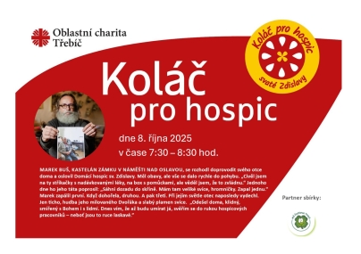 Charitativní sbírka Koláč pro hospic