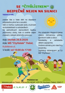 Se "Čtyřlístkem" bezpečně - dopravní odpoledne (25.9.)
