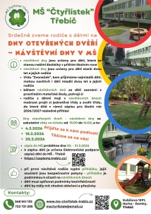 Dny otevřených dveří v MŠ